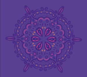 Mandala violet